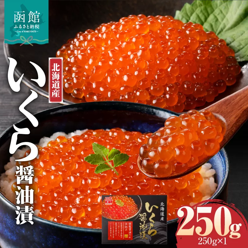 三印 北海道産 いくら醤油漬(250ｇ×1入)_HD020-042