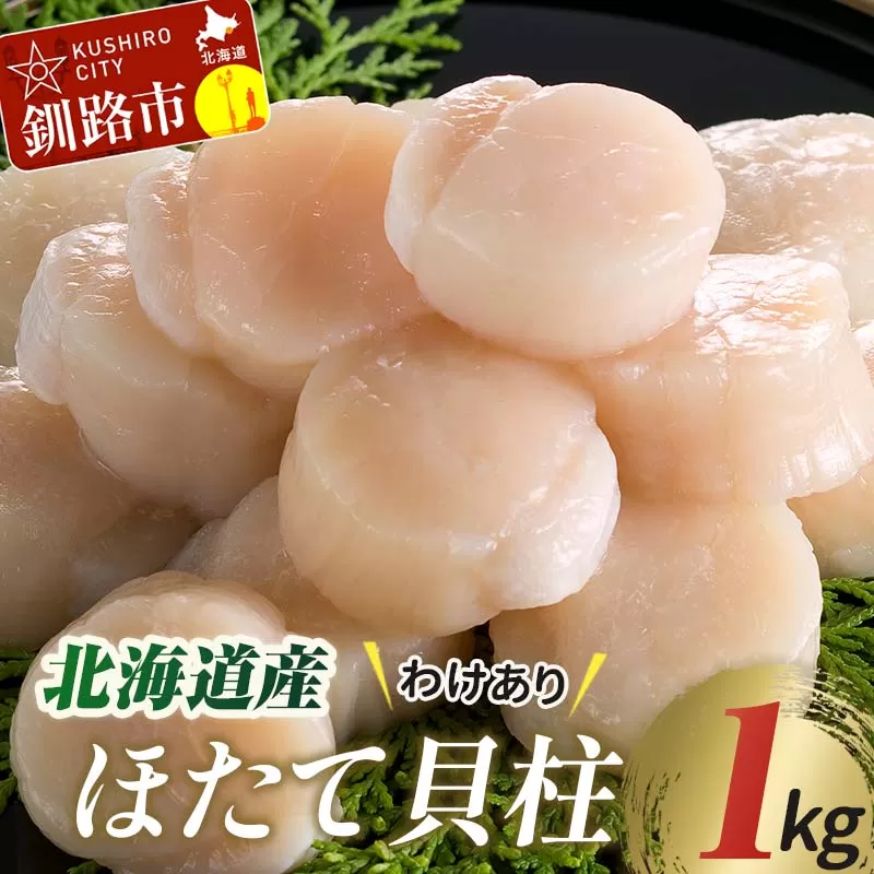 【訳あり】北海道産 ほたて貝柱 250g×4袋 1kg ふるさと納税 帆立 F4F-3889