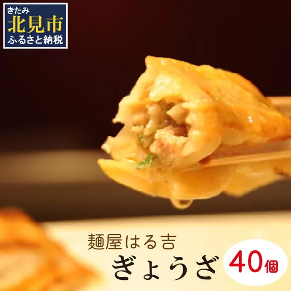 ミシュラン北海道掲載店！麺屋はる吉のぎょうざ 40個入 ( 加工品 餃子 ぎょうざ 北海道 ふるさと納税 ギョーザ )【082-0003】