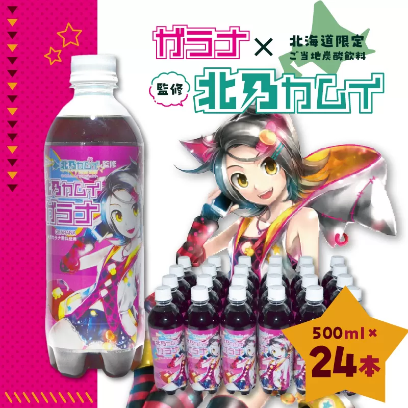 【ガラナ 500ml×24本】北乃カムイ