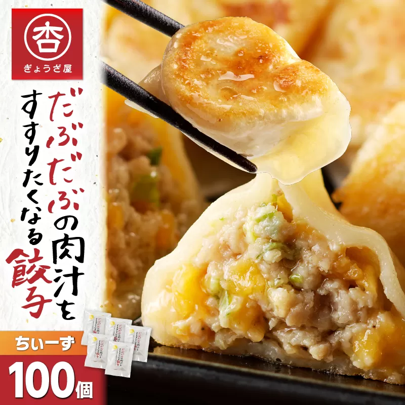だぶだぶの肉汁をすすりたくなる餃子ちぃーず 100個