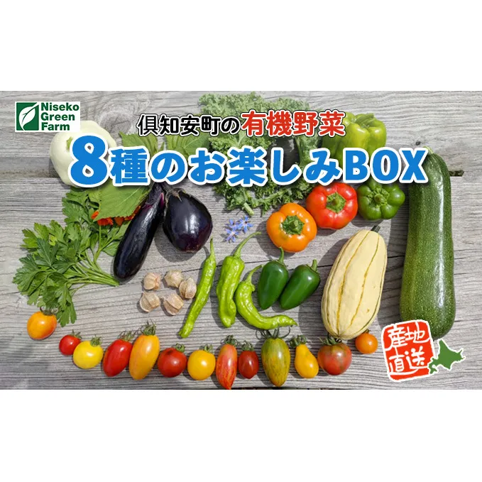 北海道産 有機 野菜BOX 8種類 詰め合わせ セット 採れたて 夏野菜 オーガニック 旬 新鮮 詰め合わせ お取り寄せ 産地直送 産直 野菜 農作物 ギフト 送料無料 北海道 倶知安町