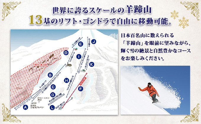 ニセコ 全山共通 リフト券 All Mt.Pass 1日券 【5枚】 2023-2024 ...