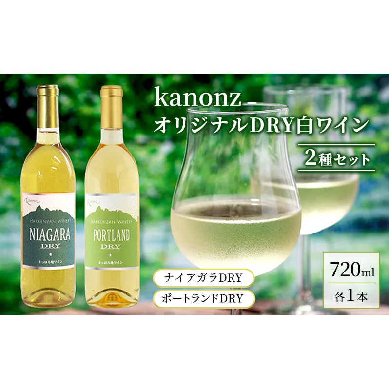 kanonzオリジナルDRY白ワイン2種セット