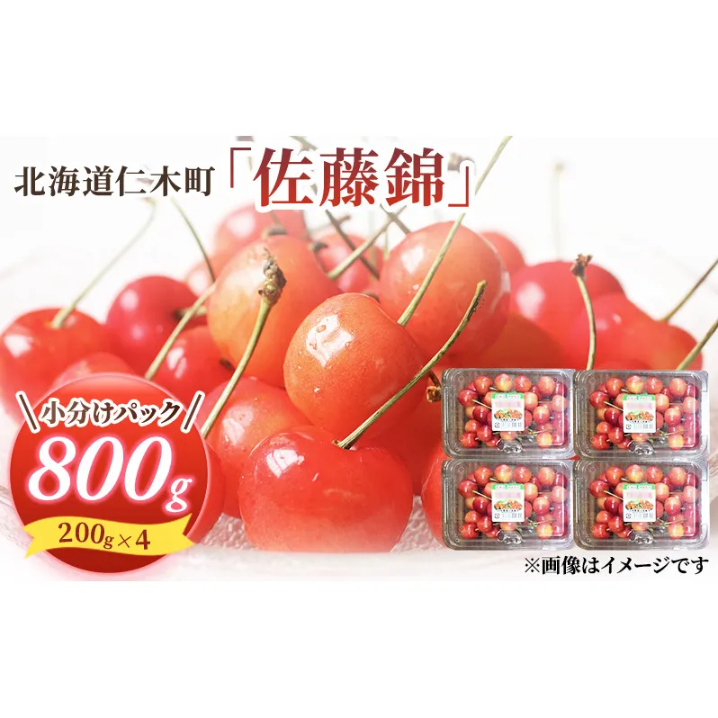 大塚農園 さくらんぼ【 佐藤錦 】800g（200g×4）サクランボ フルーツ