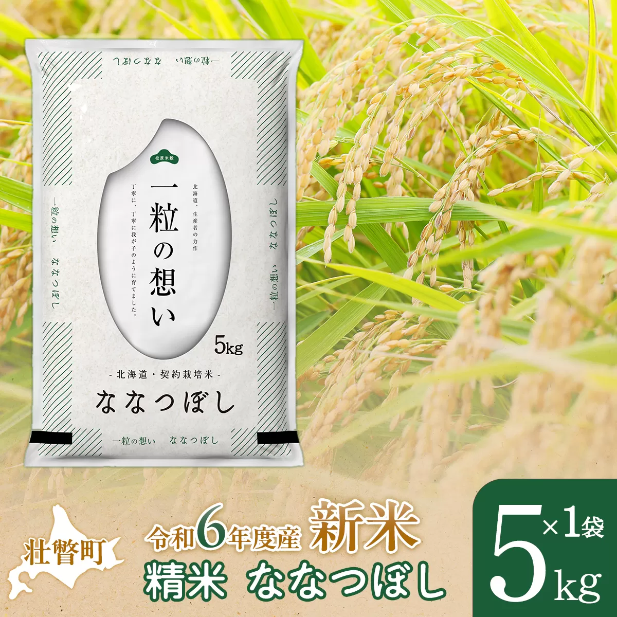 【新米】【令和6年産米】北海道壮瞥産 ななつぼし 5kg 米 北海道米 ななつぼし SBTE033