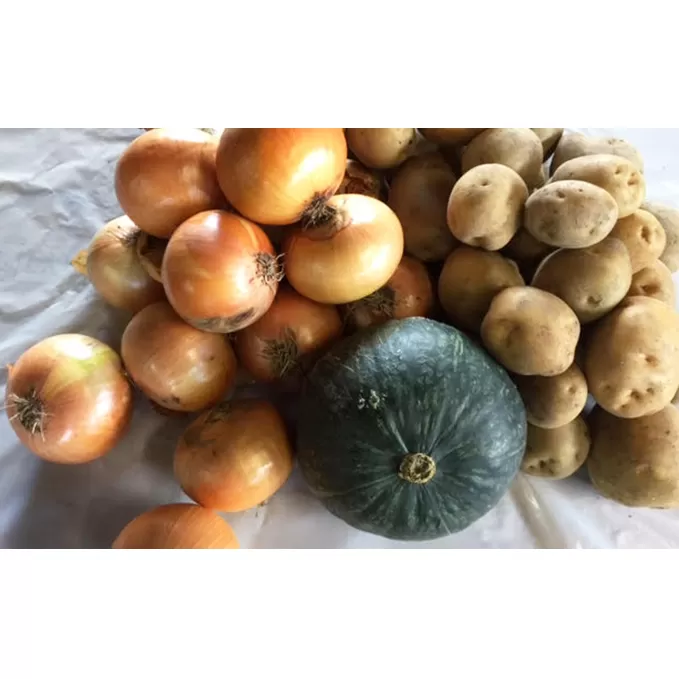 北海道野菜（たまねぎ・じゃがいも・かぼちゃ）約18kg