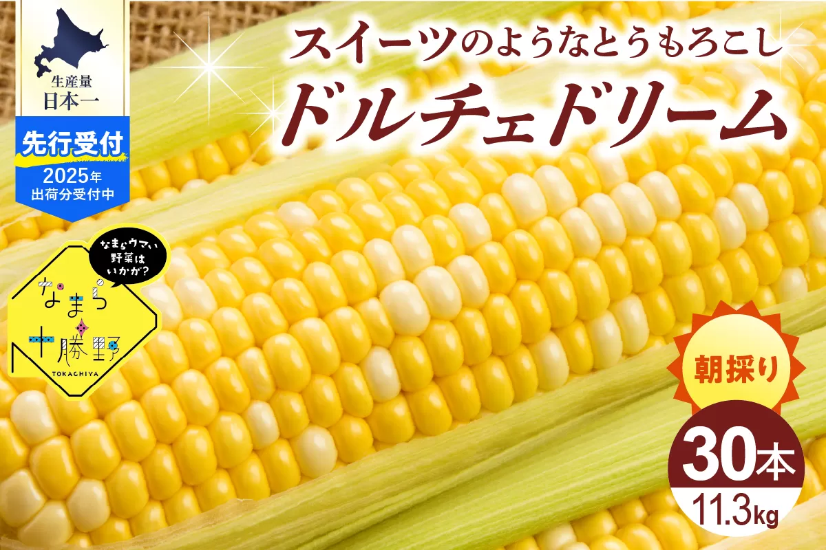 【2025年分先行予約】北海道十勝芽室町 なまら十勝野　ドルチェドリーム(30本) 　me001-044c-25