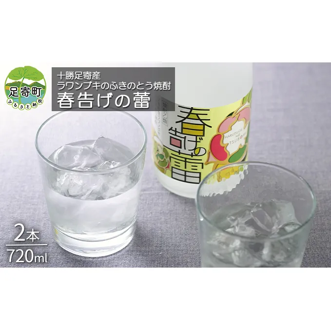 ラワンぶき ふきのとう焼酎「春告げの蕾」2本セット