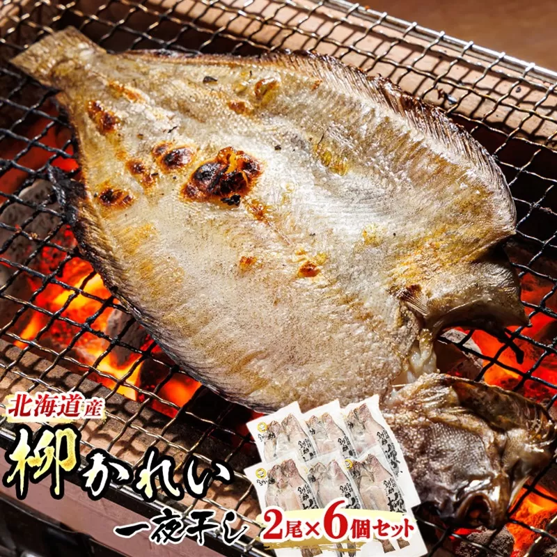 柳かれい 一夜干し 2枚×6個セット | 北海道産 柳かれいを 一夜干しに！ おつまみ 焼魚 焼き魚 定食 魚 干物 セット ひもの 冷凍 人気の 訳あり！ 年内配送 年内発送 北海道 釧路町 釧路超 特産品