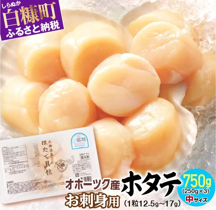 オホーツク産お刺身用ホタテ 750g (250g×3) ホタテ ほたて ほたて貝柱 ホタテ貝柱 北海道産ほたて 北海道産ホタテ 貝柱 玉冷 送料無料 魚介類 海鮮 特大 北海道 おすすめ 人気 ランキング 帆立 天然 ふるさと納税 冷凍ほたて 冷凍ホタテ 北海道産帆立 大粒帆立 帆立貝柱 冷凍 旨さ 天然ほたて 天然ホタテ 北海道 白糠町