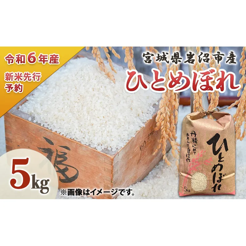 米 令和6年度 宮城県産 ひとめぼれ 5kg お米 こめ コメ