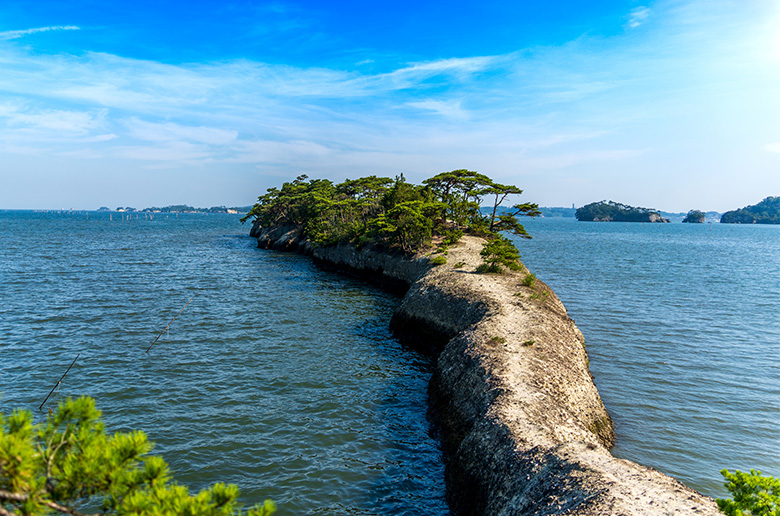 天然の桟橋 馬の背