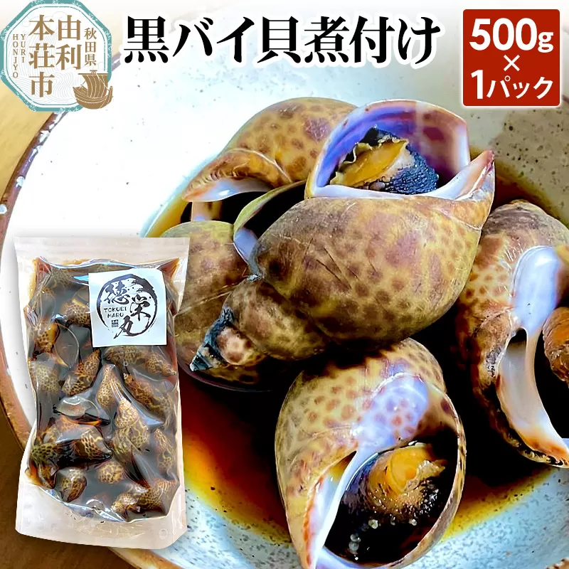 黒バイ貝煮付け 500g