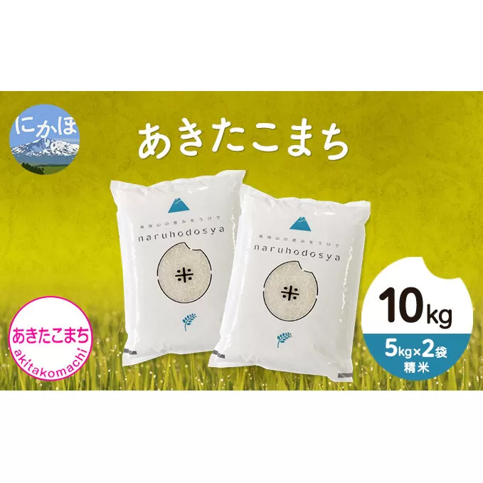 令和4年産 秋田県産 あきたこまち10kg(5kg×2袋 精米)