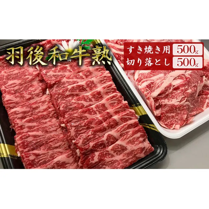 「羽後和牛」の生みの親 「羽後和牛 熟」モモすき焼き用500g＋切り落とし500g 計1kg