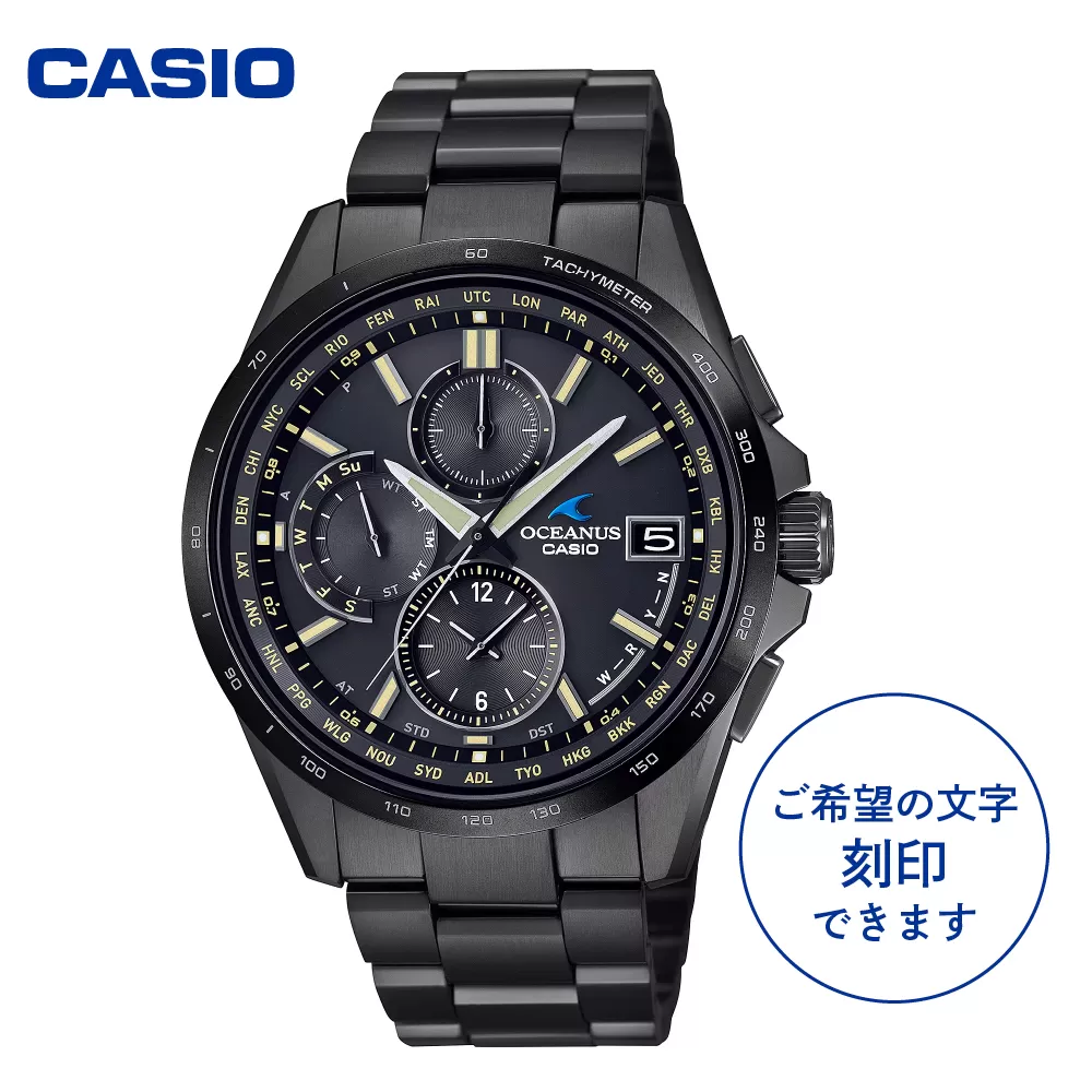 CASIO腕時計　OCEANUS　OCW-T2600JB-1AJF ≪名入れ有り≫　hi011-094