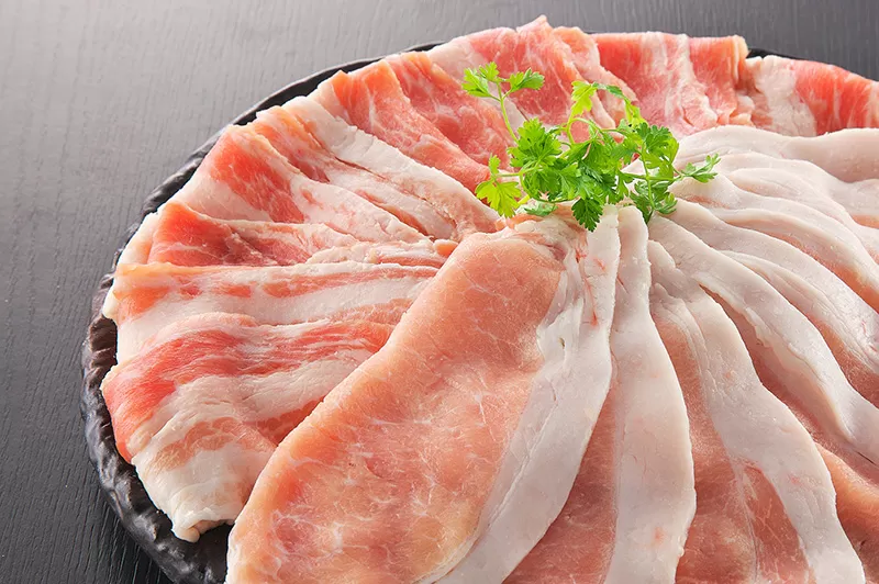 山辺のお米で育ったブランド豚「舞米豚」ロース・バラスライス 2.8kg 豚肉 F20A-686