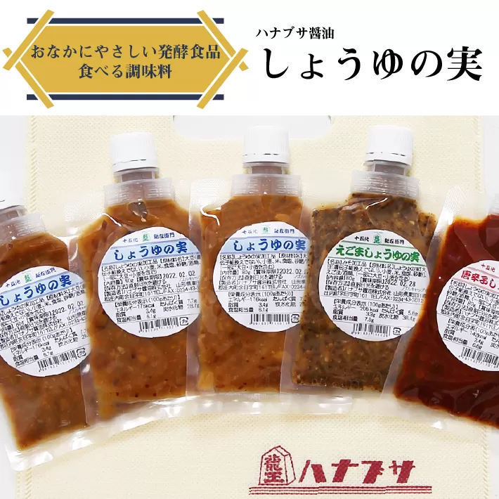 ハナブサ醤油　万能調味料しょうゆの実セット