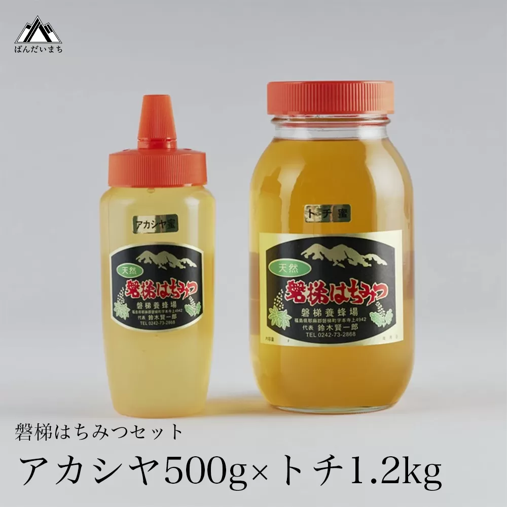 国産純粋はちみつ 天然 農林水産大臣賞 磐梯はちみつ 1200g［瓶］ 1.2kg 500g［チューブ］ 1700g 1.7kg はちみつセット トチはちみつ アカシヤはちみつ トチ アカシヤ トチ蜜 アカシヤ蜜 産地直送 無添加　