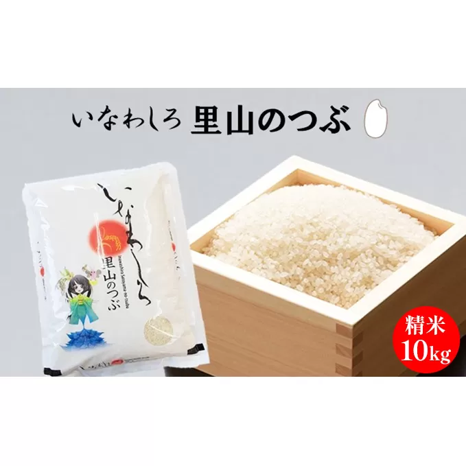 猪苗代町ブランド米 いなわしろ里山のつぶ(精米) 10kg