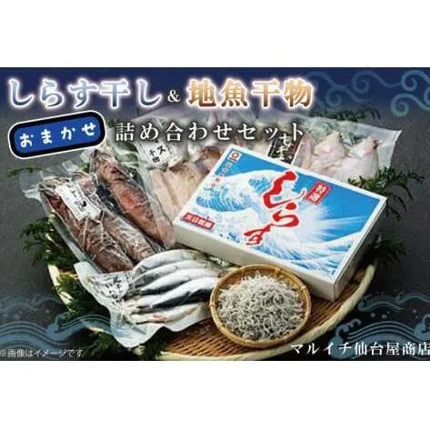 AJ001　しらす干し＆地魚干物おまかせ詰め合わせセット