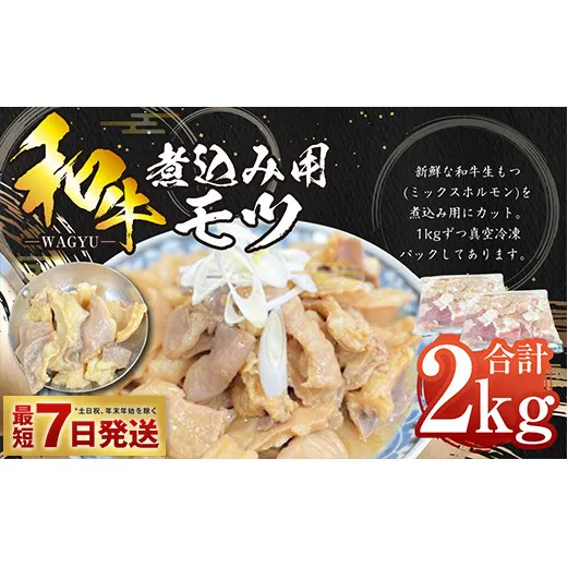 和牛煮込み用モツ 2kg