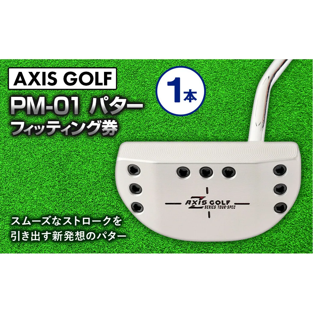 1165ゴルフ パター【アクシスゴルフ】axisgolf PM-01 マレット パター /スペック要相談【フィッティング券】 ベントネック