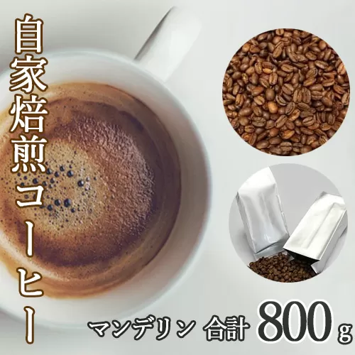No.045 あらき園 自家焙煎コーヒー マンデリン 800g