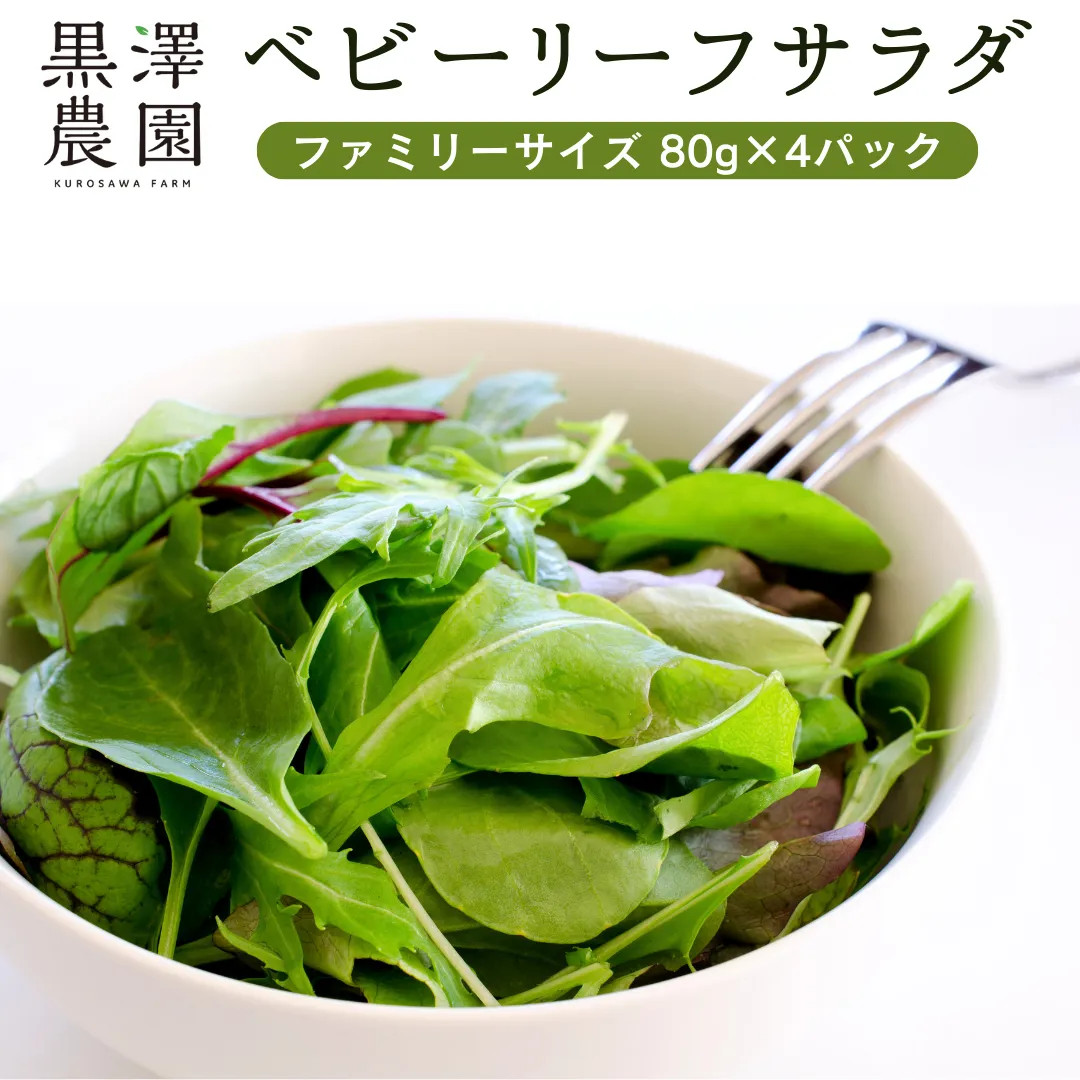 黒澤農園 の ベビーリーフサラダ （ 50g × 6パック ） 使い切りサイズ ベビーリーフ サラダ 生野菜 食べやすい 若葉 使い切り 旬 新鮮 国産 彩り 大容量 [DS01-NT]