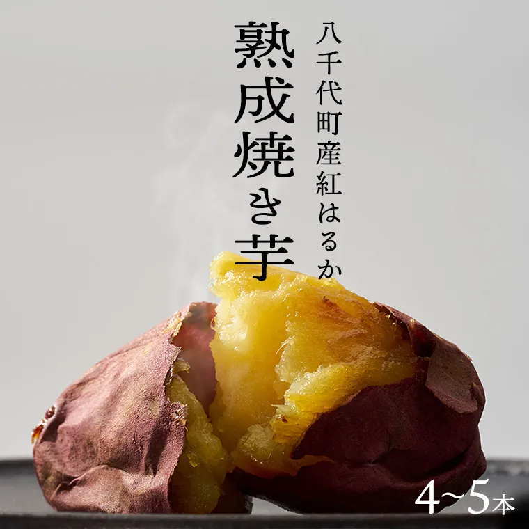 【 先行予約 2025年1月以降発送 】 oimo_tokyo 熟成 焼き芋 八千代町産 紅はるか 4本 ～ 5本  冷蔵 冷やし やきいも 食物繊維 さつまいも 美容 健康 スイーツ おやつ 小分け 茨城県産 [BY001ya]