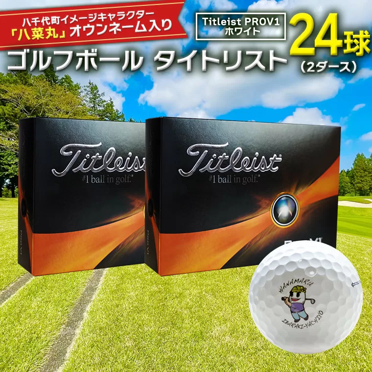 【 2023年9月30日まで 】 ゴルフボール タイトリスト PROV1 ホワイト 2ダース （ 24球 ） 2023年モデル 八菜丸 プロV1 Titleist ゴルフ ボール 期間限定 スポーツ [BW005ya]