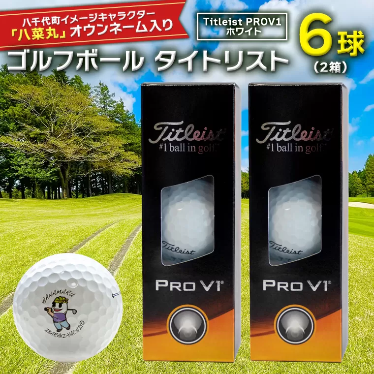 【 2023年9月30日まで 】 ゴルフボール タイトリスト PROV1 ホワイト 2箱 ( 6球 ) 2023年モデル 八菜丸 プロV1 Titleist ゴルフ ボール 期間限定 スポーツ [BW003ya]