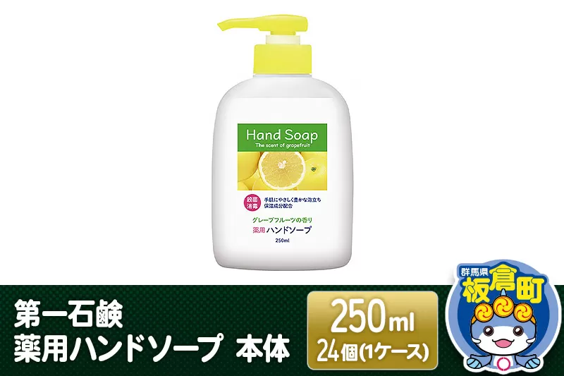 第一石鹸 薬用ハンドソープ 本体 250ml×24個（1ケース）