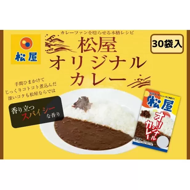 カレー 松屋 オリジナルカレーの具 30個 冷凍 セット