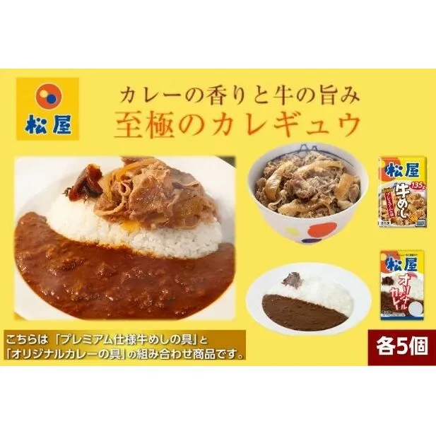 松屋 カレー 牛めし 10個 セット 冷凍 牛丼 カレー