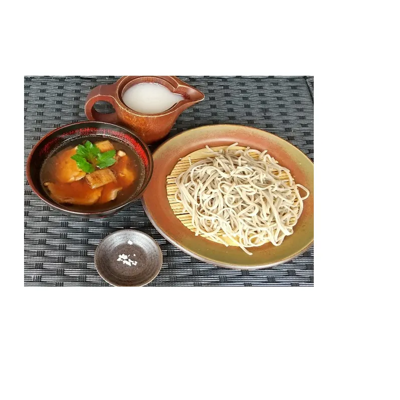 【人気の手打ち十割蕎麦4食セット】鴨せいろ2人前・せいろ2人前（ゆで蕎麦冷凍） そば 加工品 惣菜 