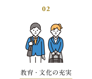 ２．将来を担う子どもたちを育み、生涯を通じて学ぶまち【教育・文化の充実】