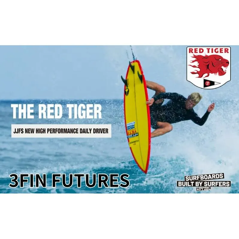 PYZEL SURFBOARDS RED TIGER 3FIN FUTURES サーフボード パイゼル 初心者 中級者 サーフィン 藤沢市 江ノ島 江の島