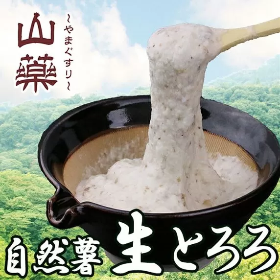 自然薯の味をお楽しみください。自然薯生とろろ100ｇ×５ｐセット