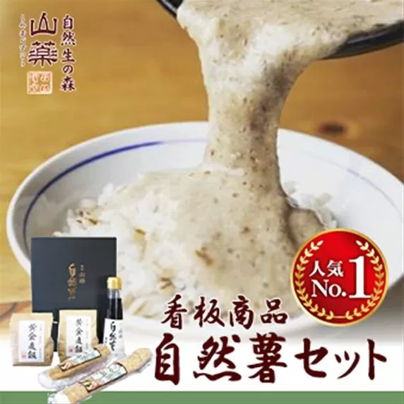 お店の味をご家庭で。【箱根自然薯の森 山薬】自然薯セット(2〜3人前×2回分)　