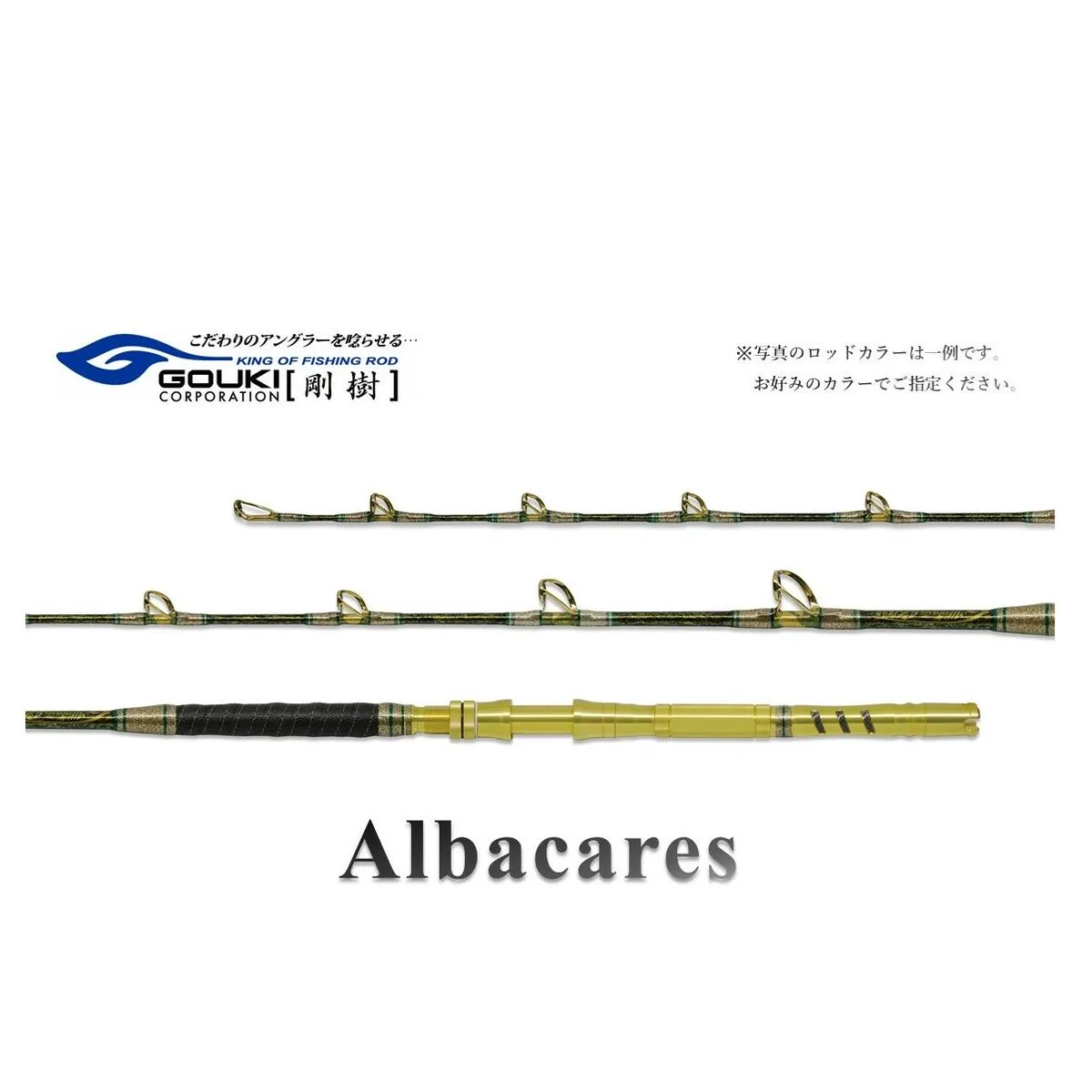 剛樹 アルバカーレス （ALB T2 170） 170cm ウェイト負荷100-300号 釣り 釣具 釣竿 ロッド