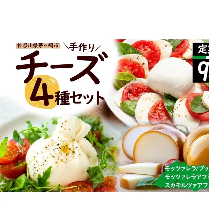 【 9ヶ月定期便】チーズ 4種 詰め合わせ 各1個 Osteria e Bottega S モッツァレラチーズ ブラッターチーズ スカモルツァアフミカータ 神奈川県 茅ケ崎市 乳製品 牛乳 手作業 ミルク 銀賞 幻のチーズ スモーク 塩漬け 美味しい おつまみ ピザ