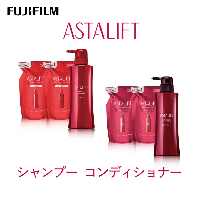 【シャンプーコンディショナー】アスタリフトスカルプフォーカスシャンプー(本品360ml×1 レフィル300ml×2)アスタリフトスカルプフォーカスコンディショナー(本品360ml×1 レフィル300ml×2)/富士フイルム