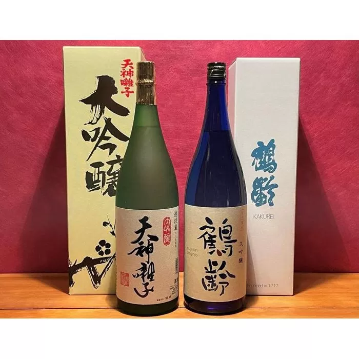 新潟の華やかスッキリおすすめ大吟醸セット(1800ml×2本)