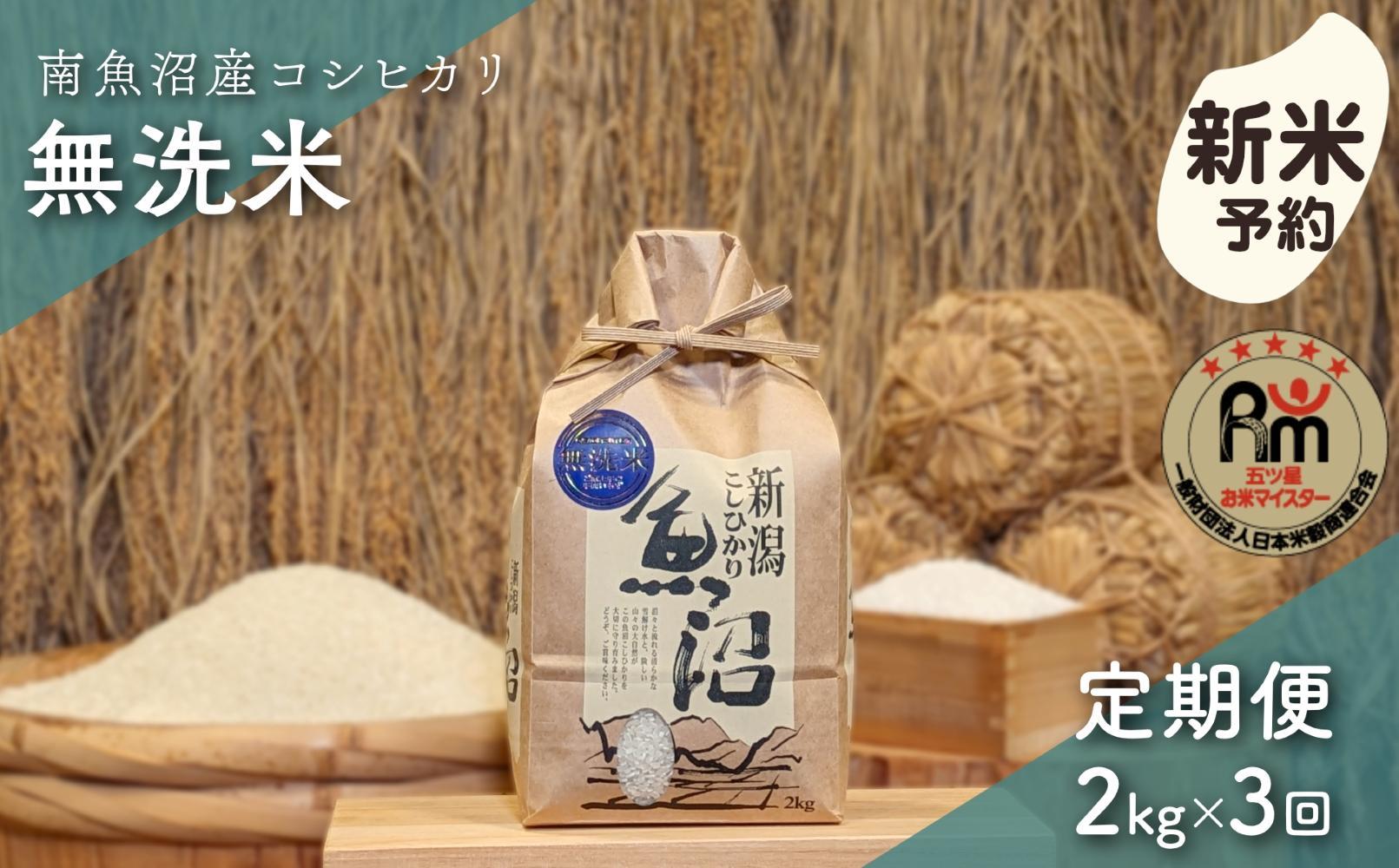 新米予約】令和６年産「五つ星お米マイスター」の南魚沼産コシヒカリ 無洗米２kg×３回（毎月定期便）｜南魚沼市｜新潟県｜返礼品をさがす｜まいふる by  AEON CARD