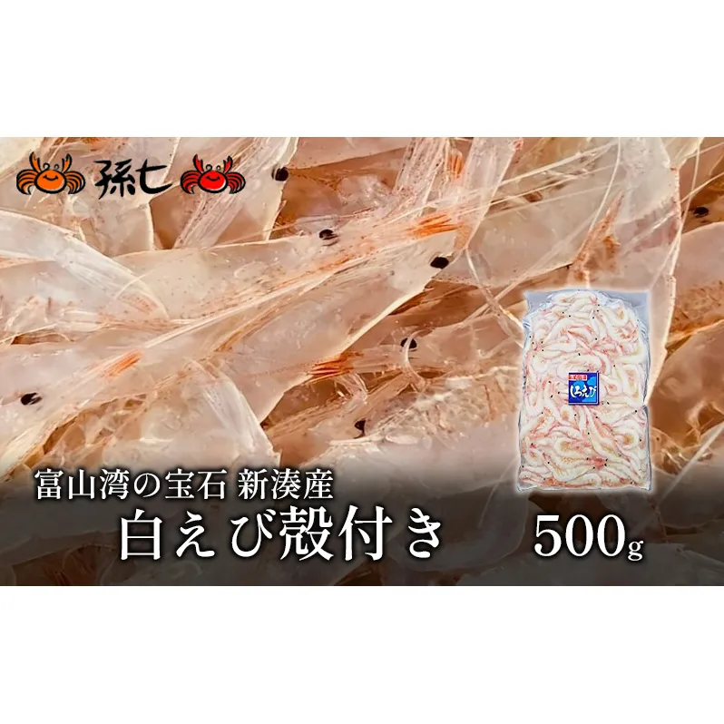 白えび殻付き500g