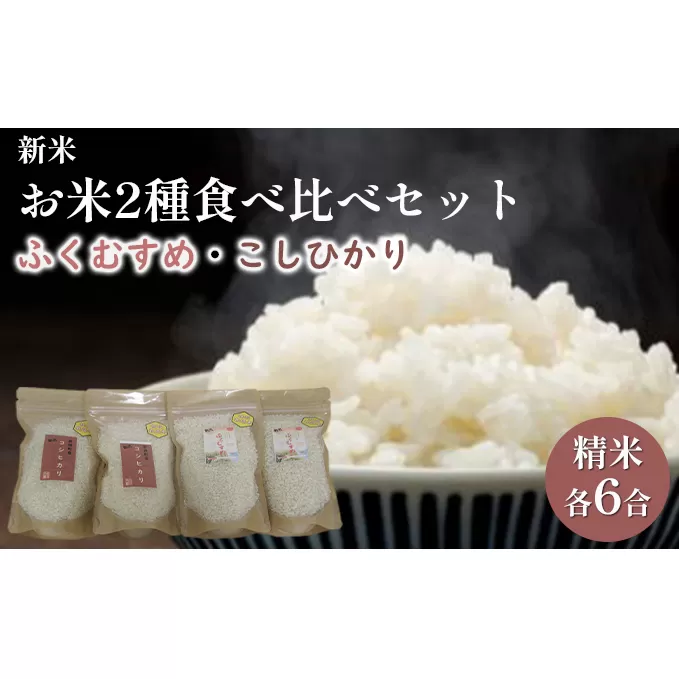 【先行予約】お米２種食べ比べセット（令和6年度産）合計12合