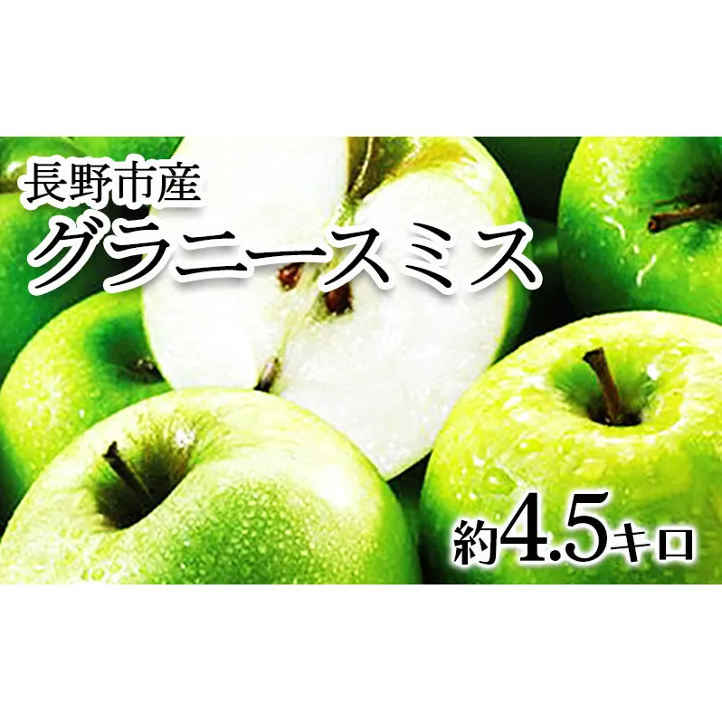 【2024年10月順次発送 先行予約】長野市産　グラニースミス　約4.5キロ