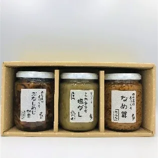 田七屋の茸佃煮・九条ネギ塩だれセット